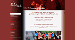 Desktop Screenshot of lluviadeluz.capdanse.fr
