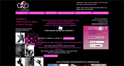 Desktop Screenshot of capdanse.fr