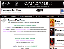 Tablet Screenshot of capdanse.net